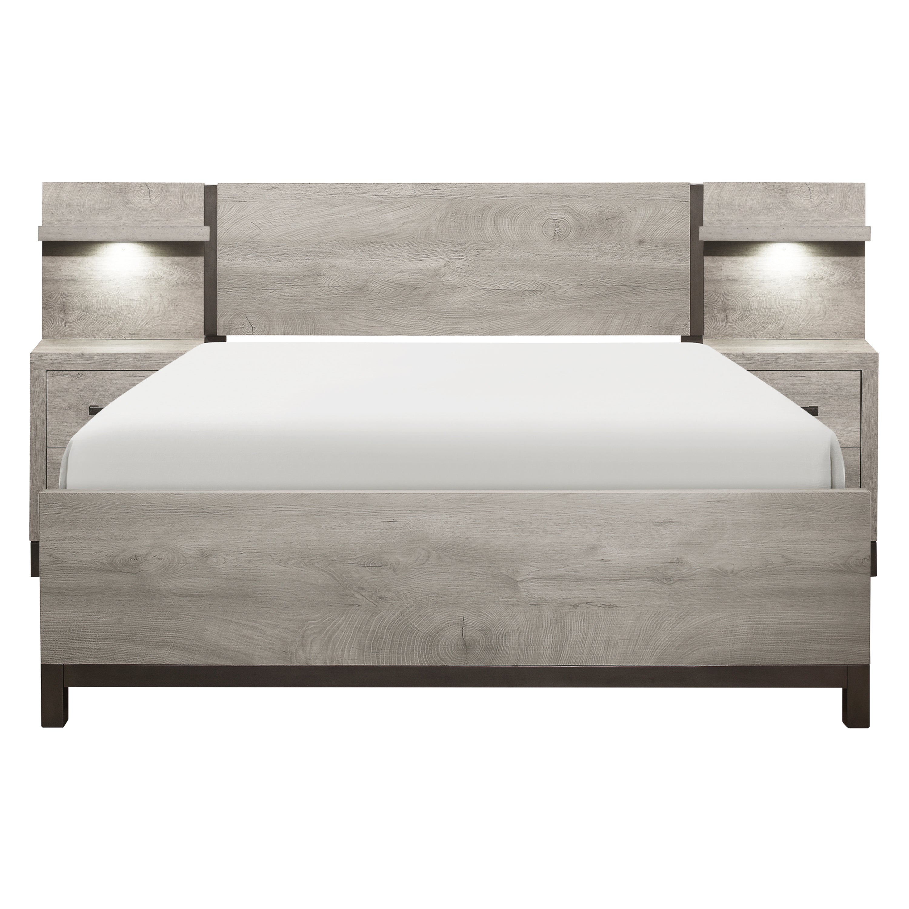 Zephyr-5pc Set Eastern King Wall Bed (EKB+2NS+2NS-P) image