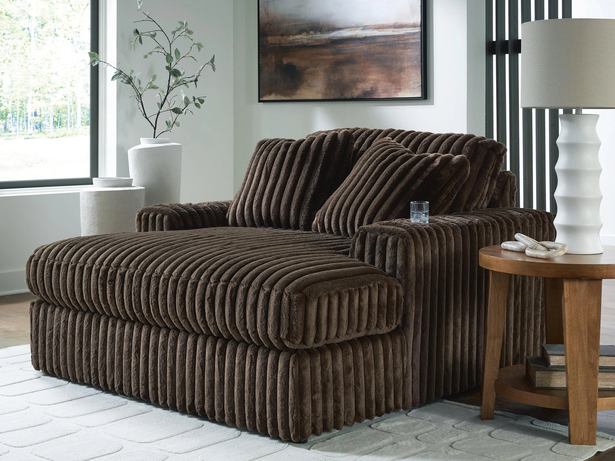 Midnight-Madness Oversized Chaise