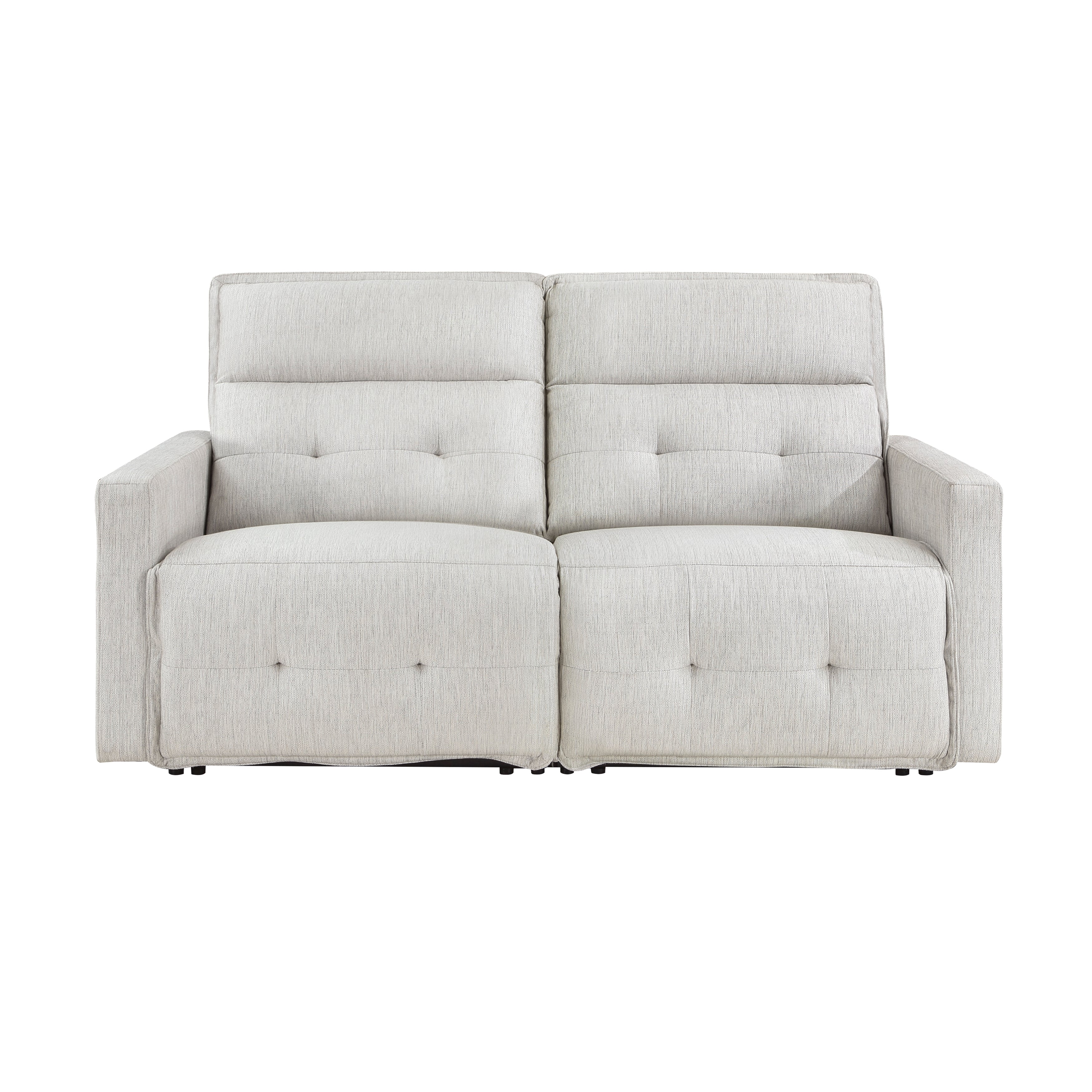 Salida-(2)Power Double Reclining Love Seat with Power Headrests image