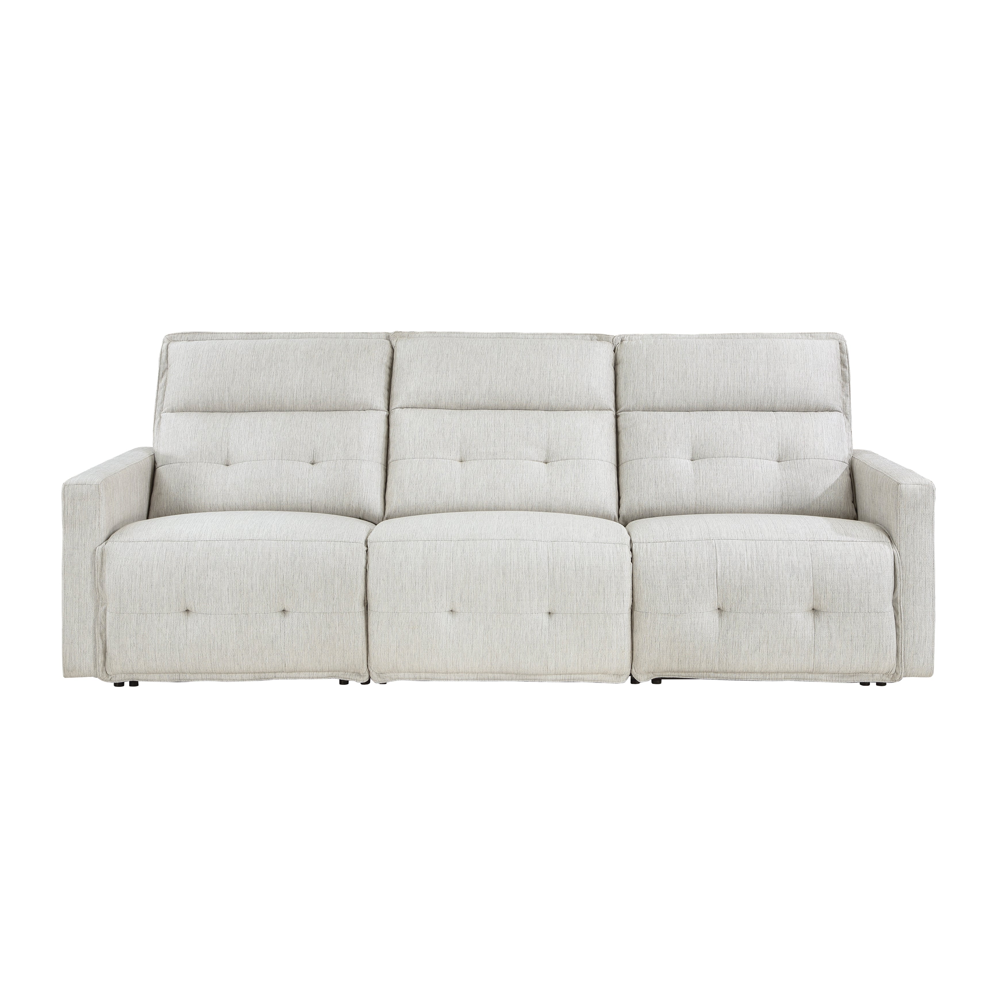 Salida-(3)Power Double Reclining Sofa with Power Headrests image