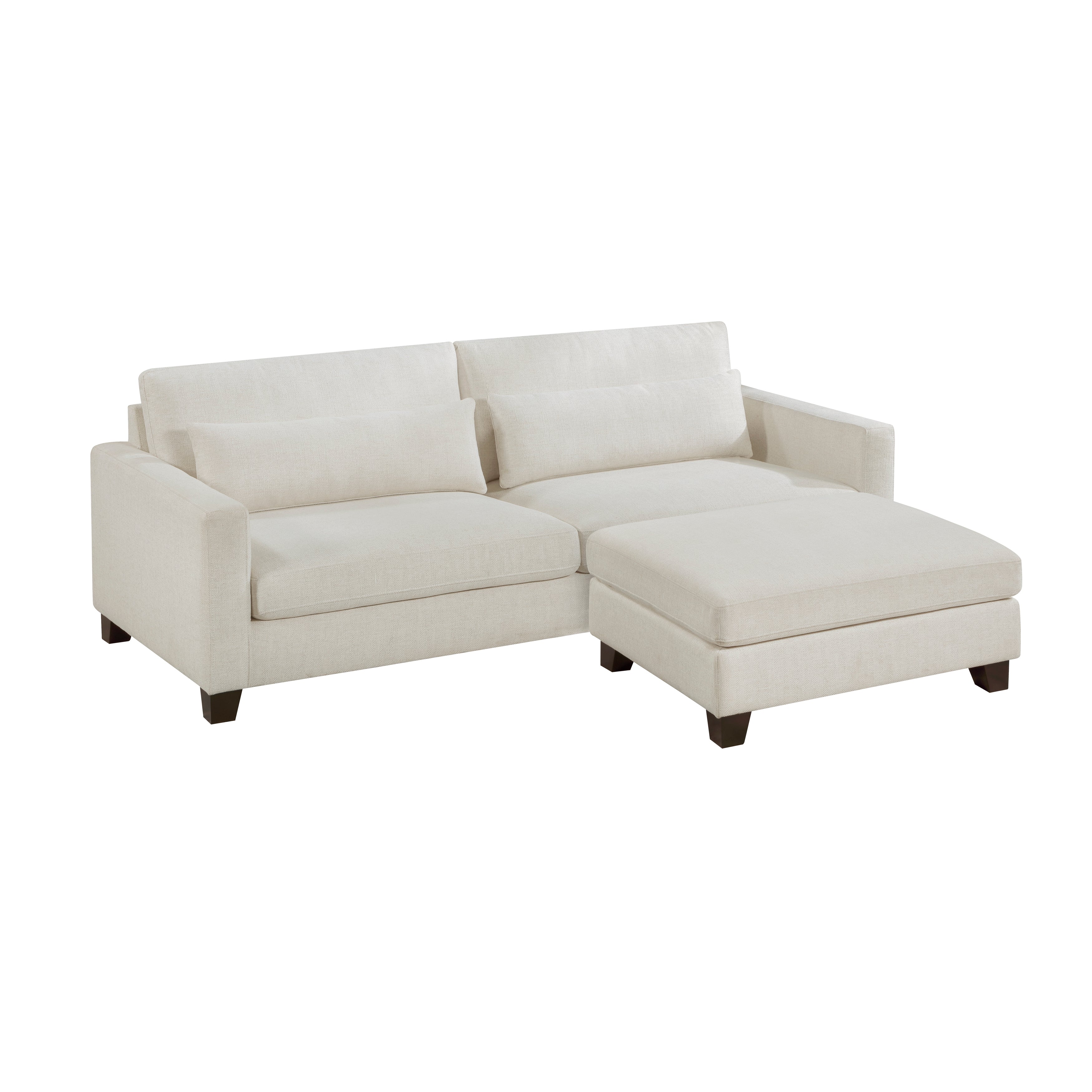 Zeke-2pc Set: Sofa, Ottoman image