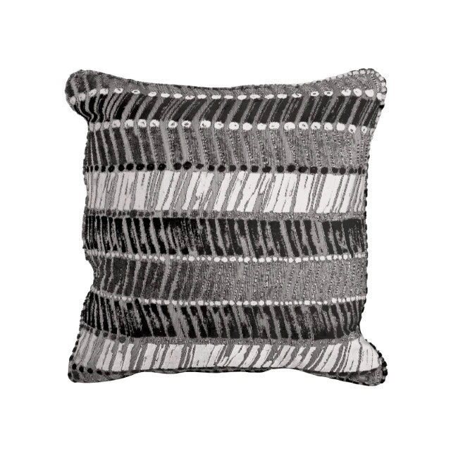 ARDENFOLD Ottoman, Beige & Gray