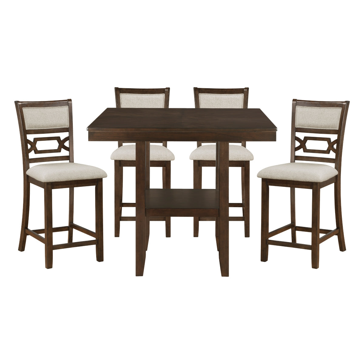 Hutchinson 5-Piece Pack Counter Height Set