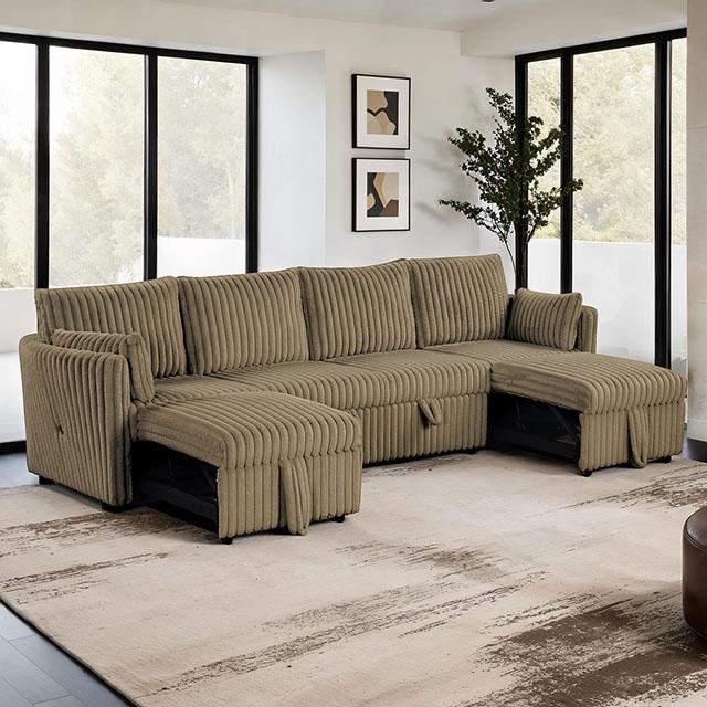 Denholme U-Sectional w/ Pull Out