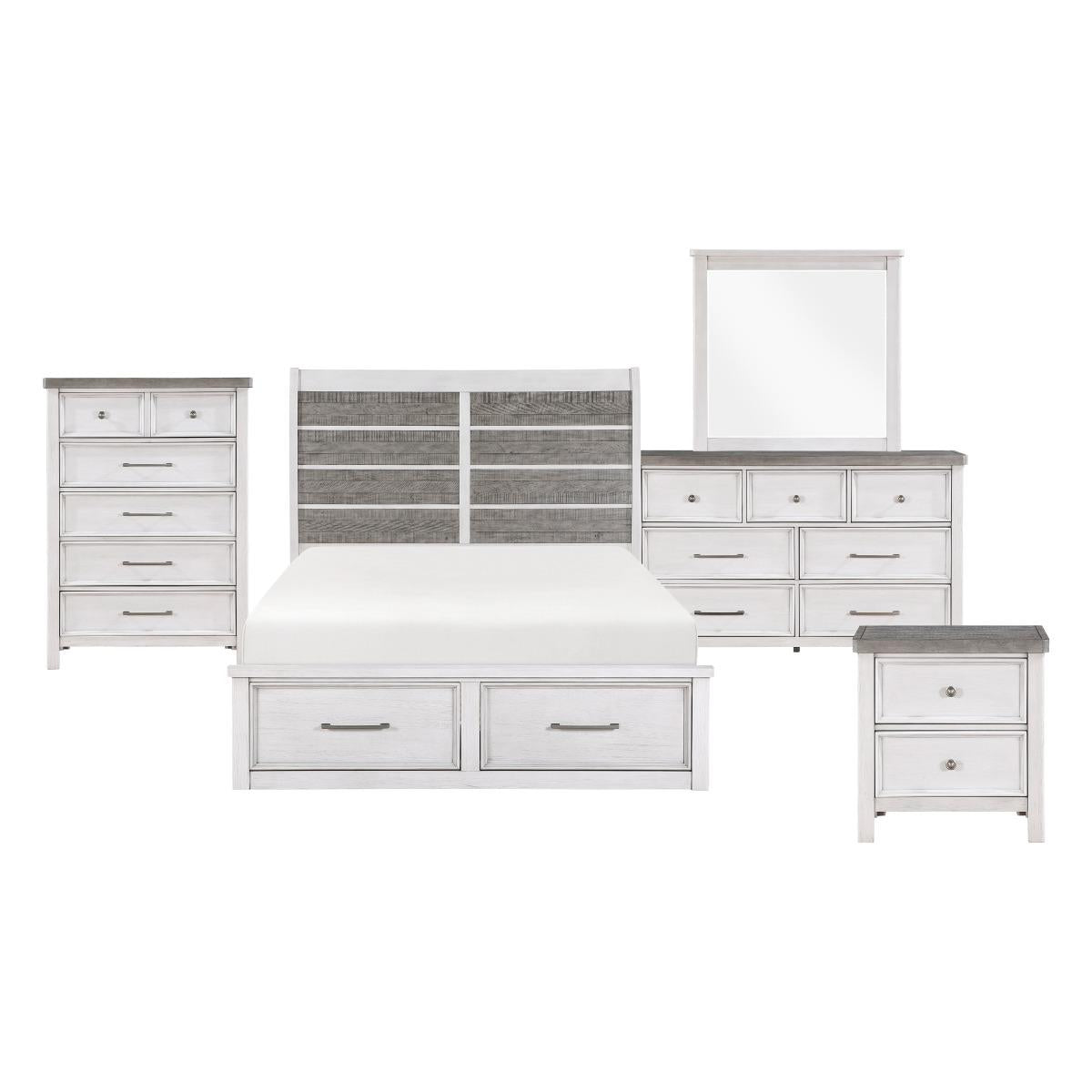 Ambrose 5pc Set (QB+NS+DR+MR+CH) Bed Set image