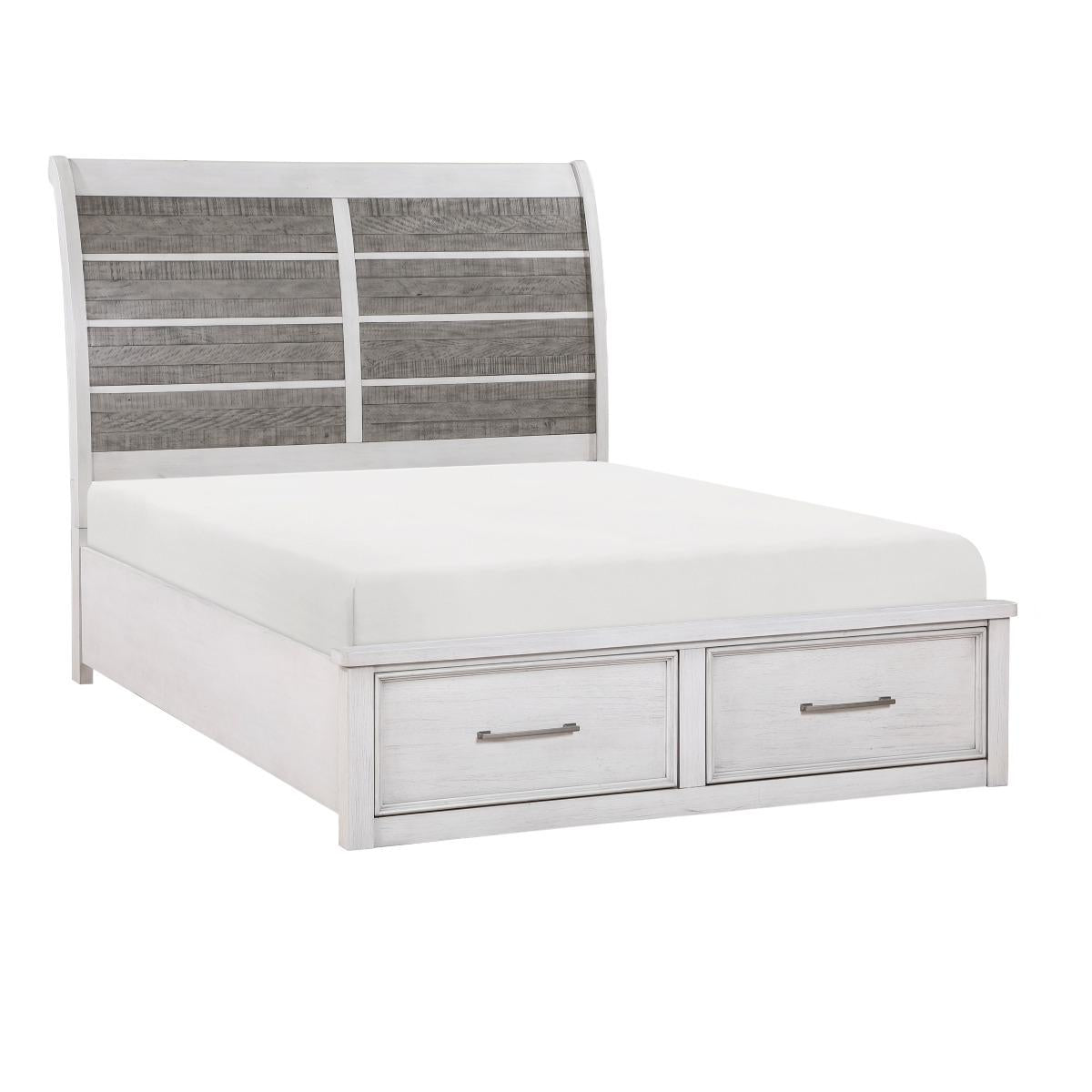 Ambrose California King & Eastern King Platform Bed with Footboard Storage