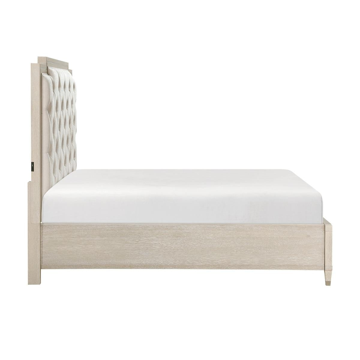 Genoa California King & Eastern King Platform Bed with Footboard Storage