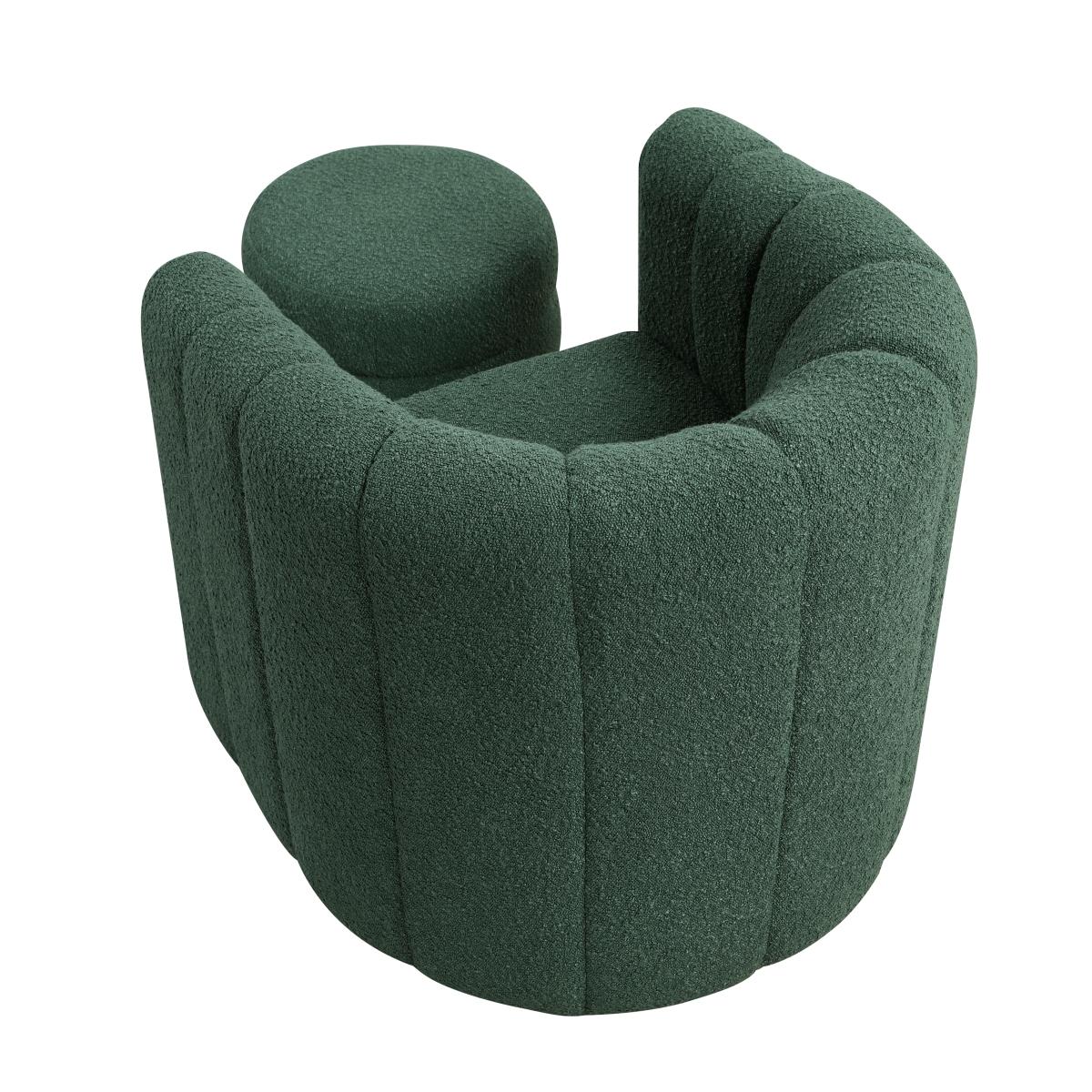 Delaney Swivel Chair Blue, Green, & White