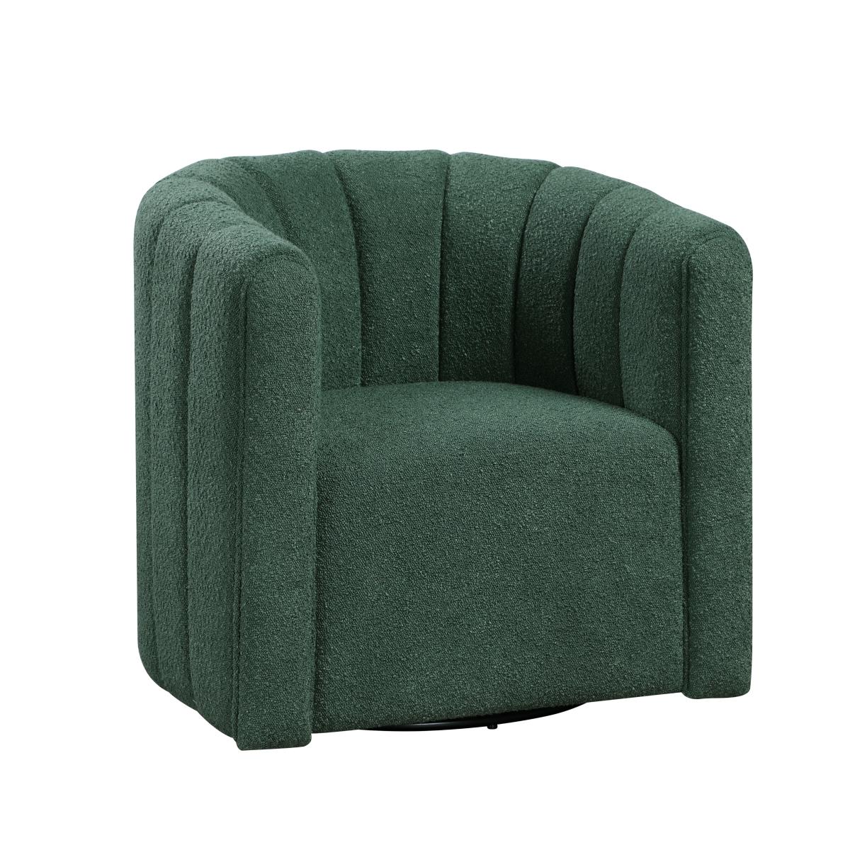Delaney Swivel Chair Blue, Green, & White