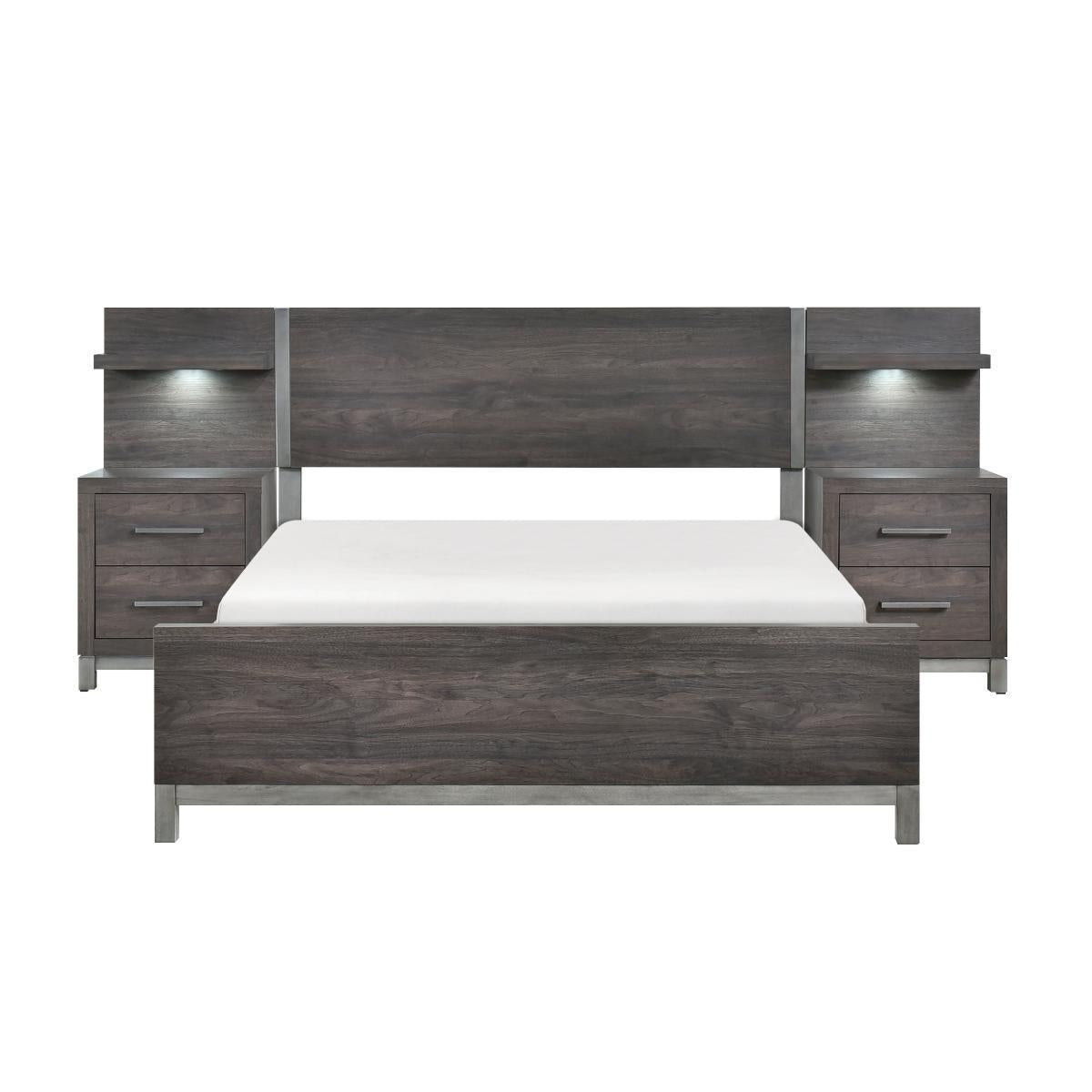 Zephyr 5pc Set California King, Twin and Eastren King Wall Bed image