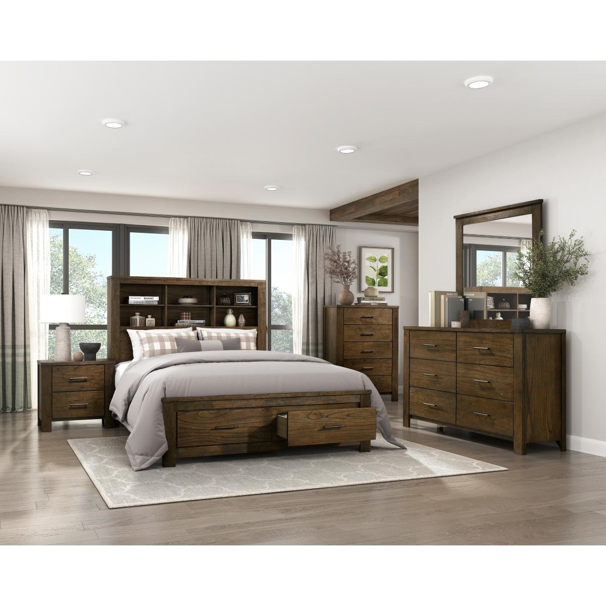 Sullivan Queen Platform Bed with Footboard