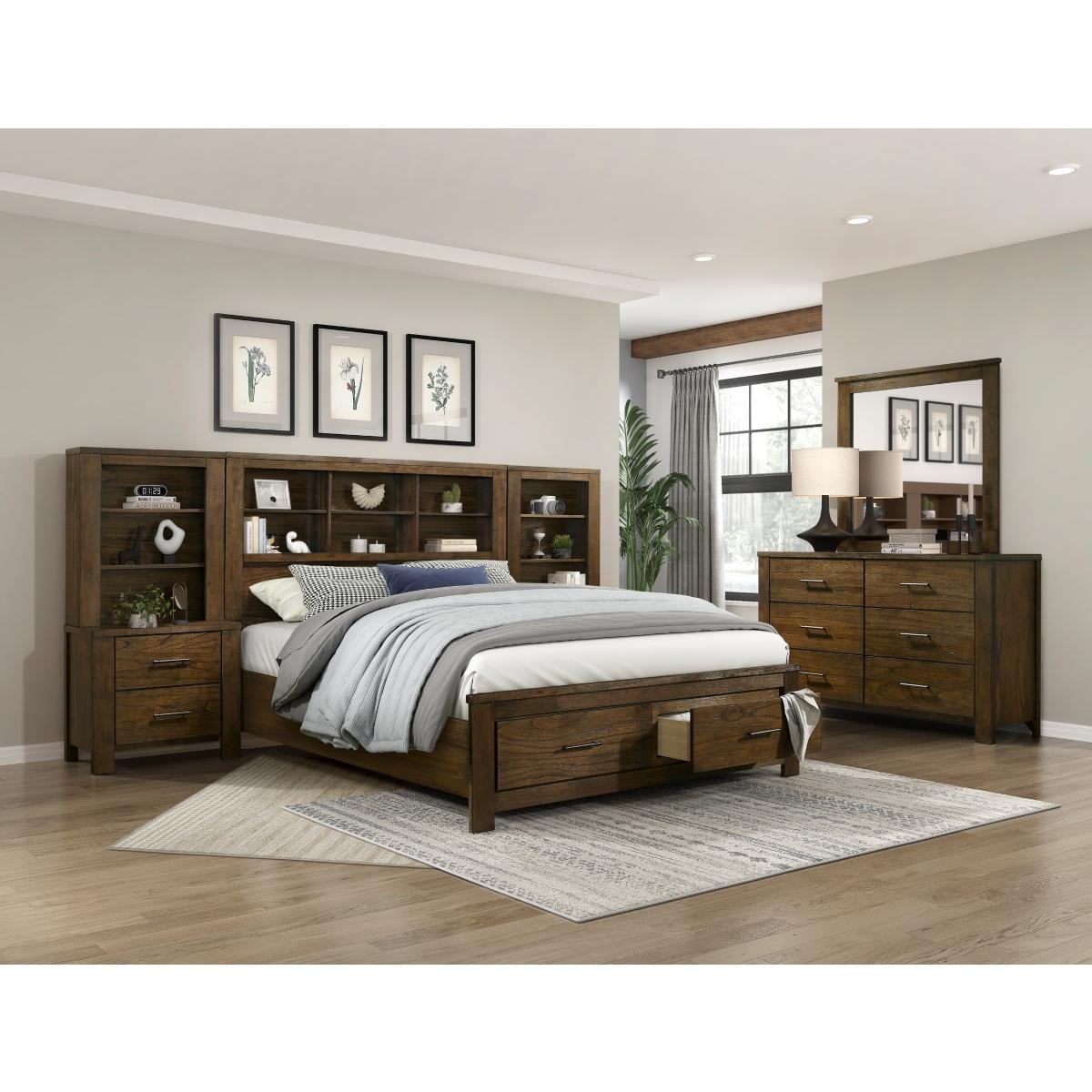 Sullivan Queen Platform Bed with Footboard