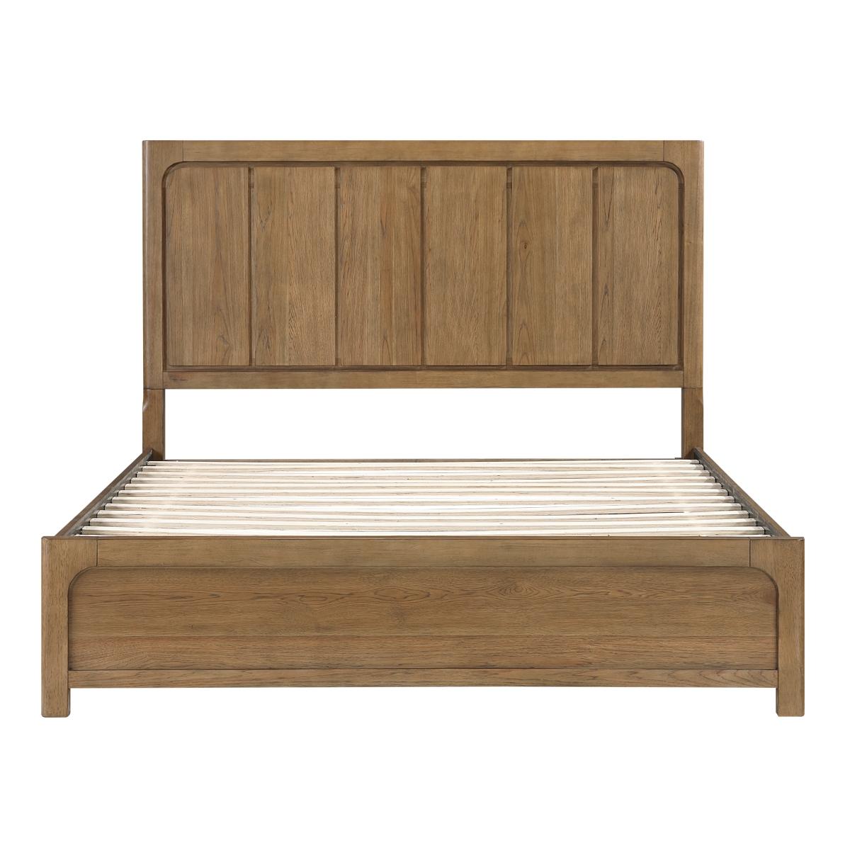 Charlotte Queen Platform Bed with Storage Side Rails