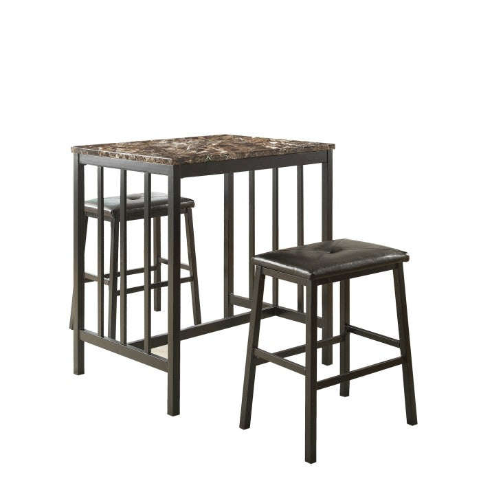 5106BK - 3-Piece Pack Counter Height Set