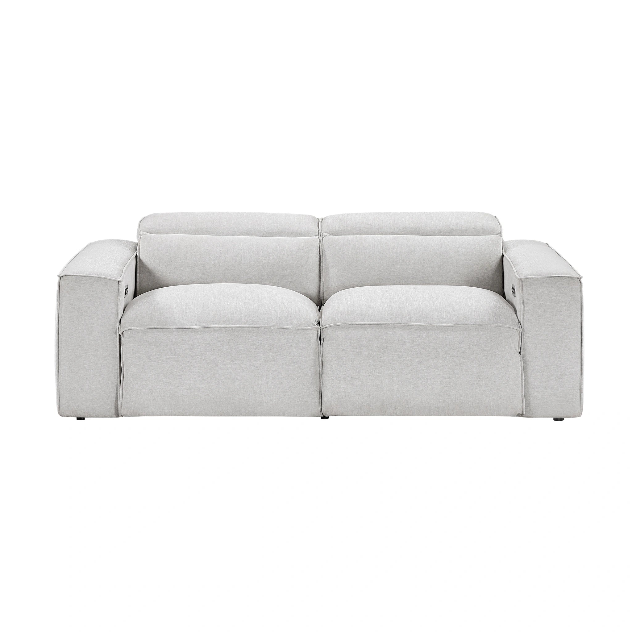 Phoebe-(2)Power Double Reclining Love Seat with Power Headrests image
