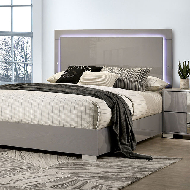 Sinistra Bed Beige, Black, White