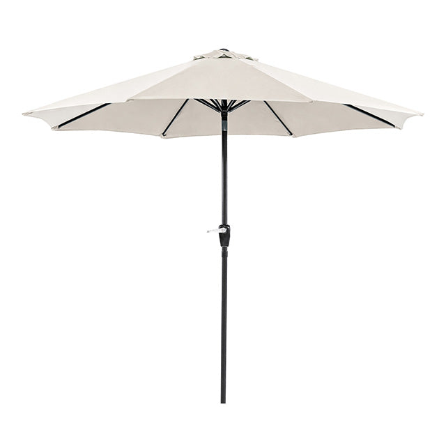 Soli 9' Outdoor Umbrella w/ Auto Tilt + 21" Round Base