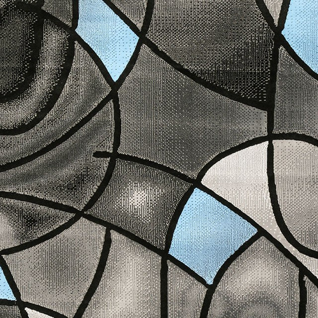 Sivas Area Rug Black & Blue