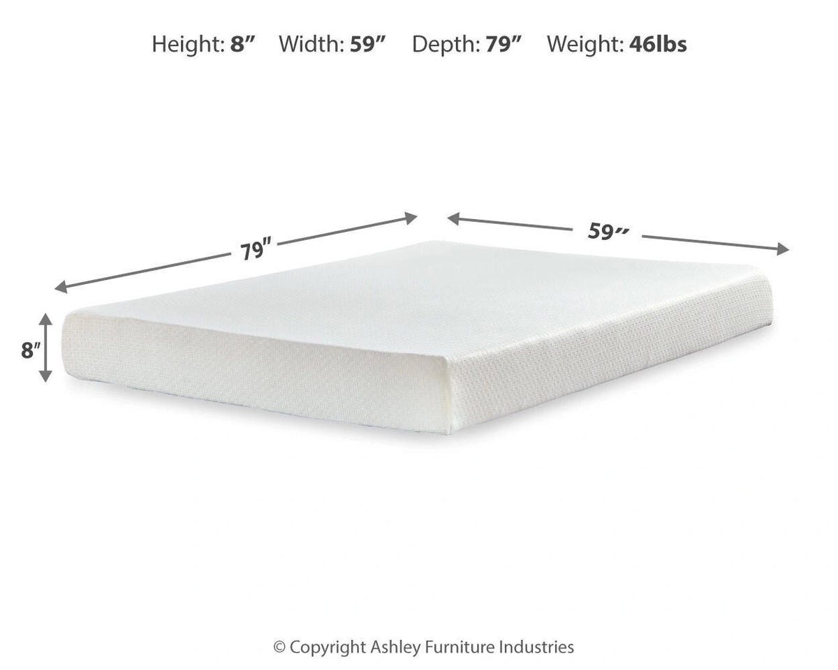 Chime 8 Inch Memory Foam Mattress in a Box