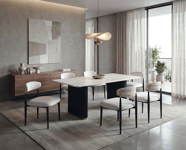Minden 7 Pc. Dining Table Set
