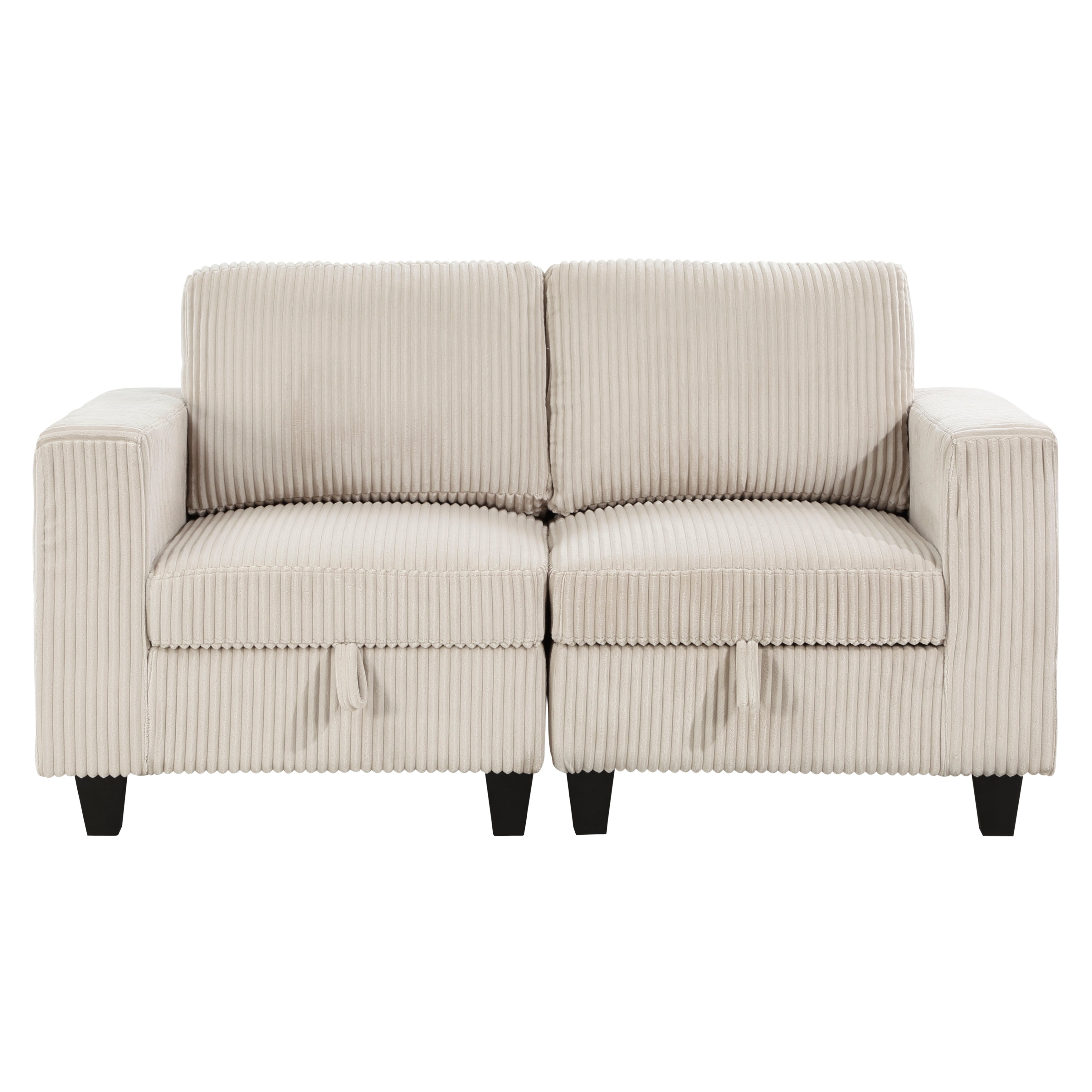 Walterboro-(2)Love Seat with Storage, Storage Pouches and Charging Ports image