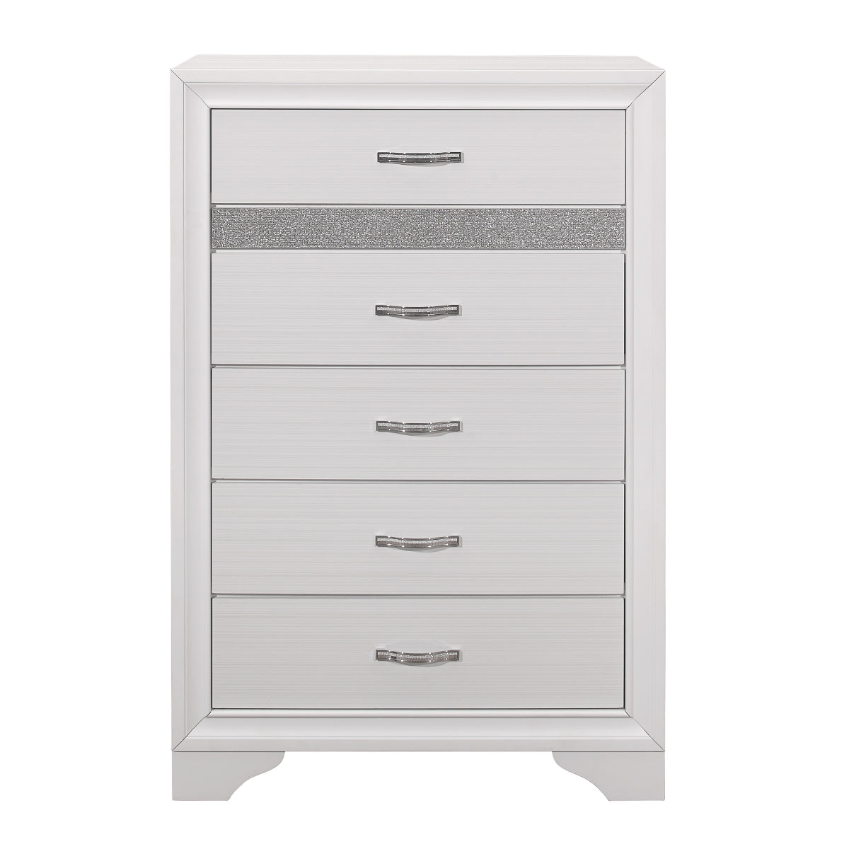 Luster 4 & 5 Piece Bed Set Grey & White
