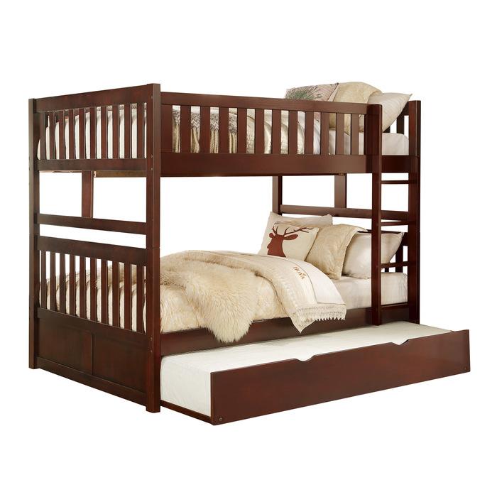 B2013FFDC-1R - (4) Full/Full Bunk Bed with Twin Trundle