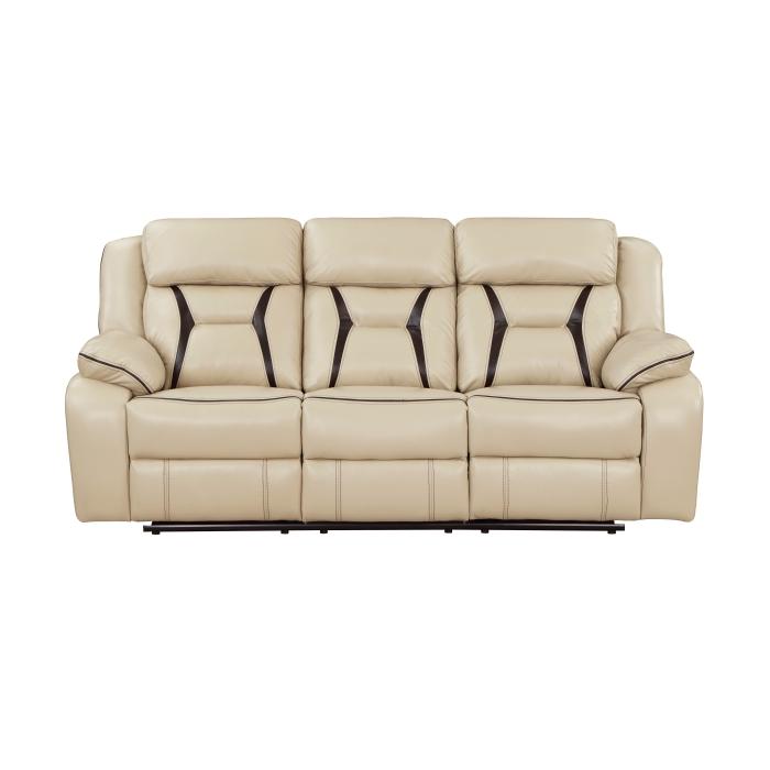 8229NBE-3 - Double Reclining Sofa