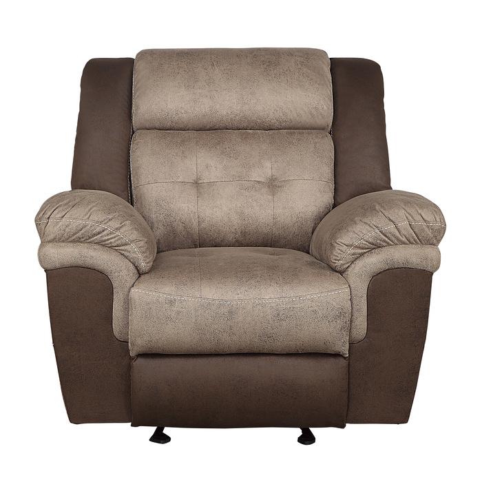 Chai Glider Relcining Chair in 2 Tones
