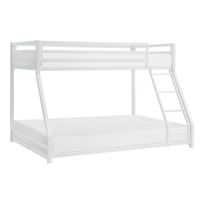 B2010WHTF-1 - Twin/Full Bunk Bed