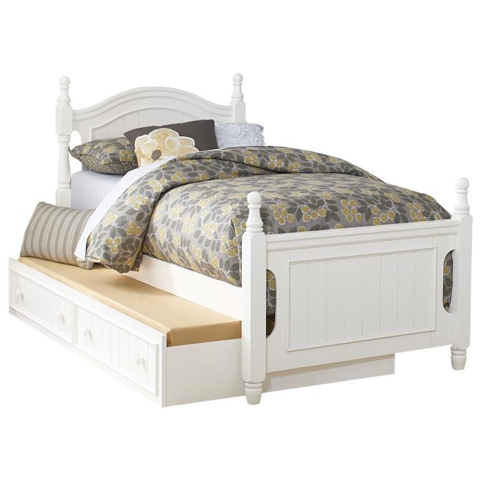B1799F-1R - (4) Full Platform Bed with Twin Trundle