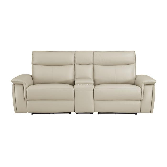 8259RFTP-2CNPWH - (3)Power Double Reclining Love Seat with Center Console and Power Headrests