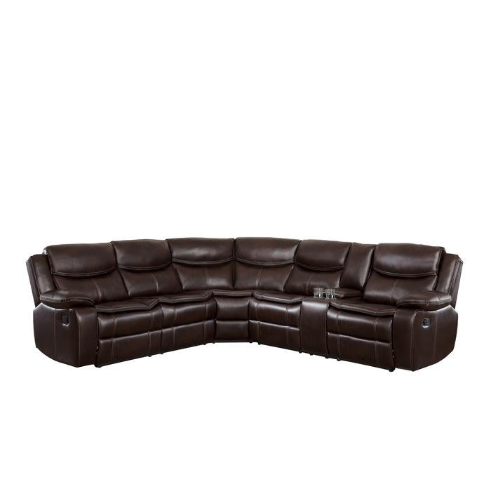 8230BRWSC - (3)3-Piece Sectional with Right Console