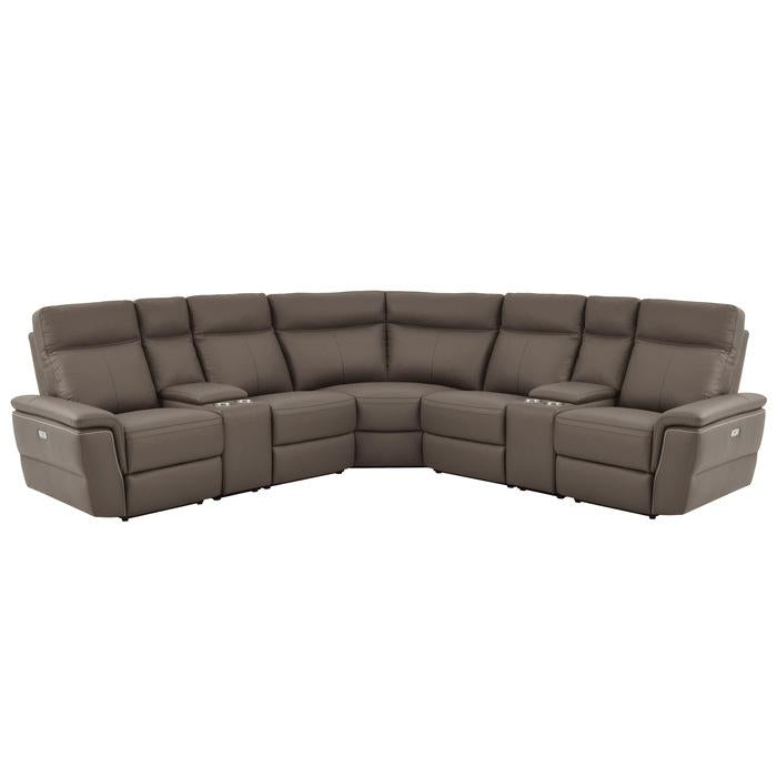 83087C1PW - (7)7-Piece Modular Power Reclining Sectional
