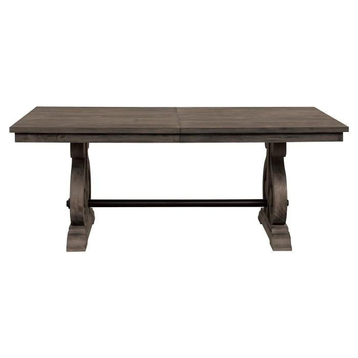 Toulon Dining Table in Dark Pewter 5438-96
