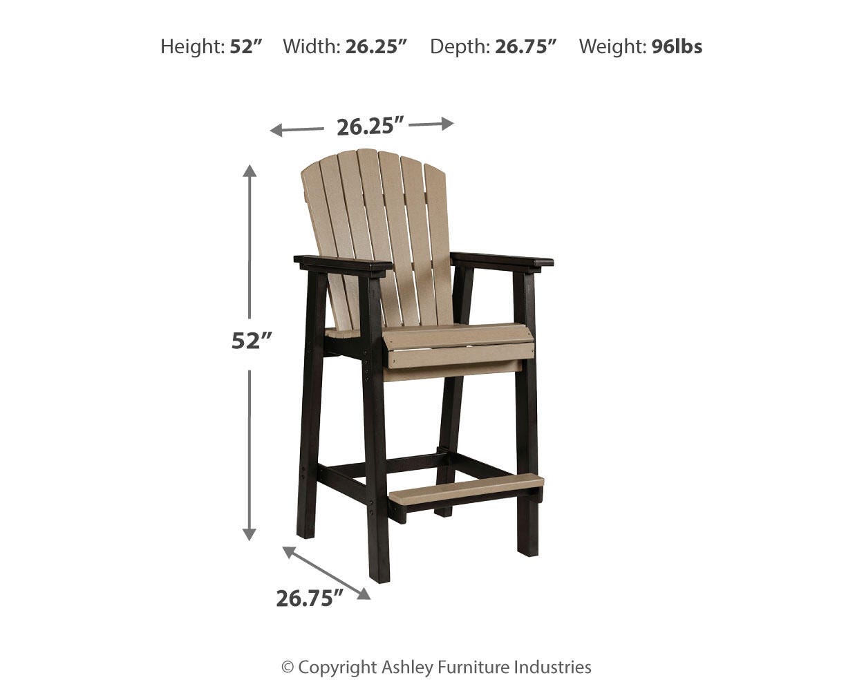 Fairen Trail Barstool (Set of 2)