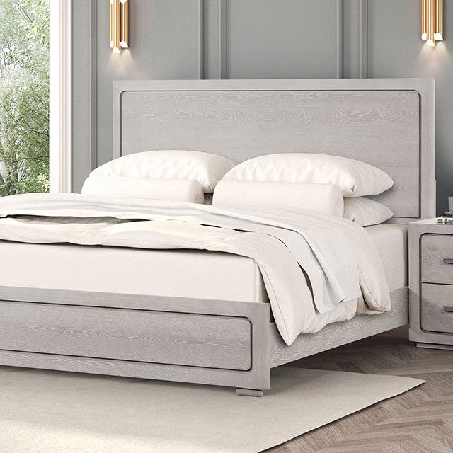 Crowthorne Bed White & Grey